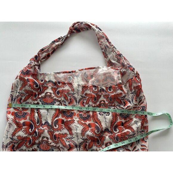 Free People Shoulder Tote Shopping Bag Floral Print Gauzy Boho Festival - Picture 4 of 4
